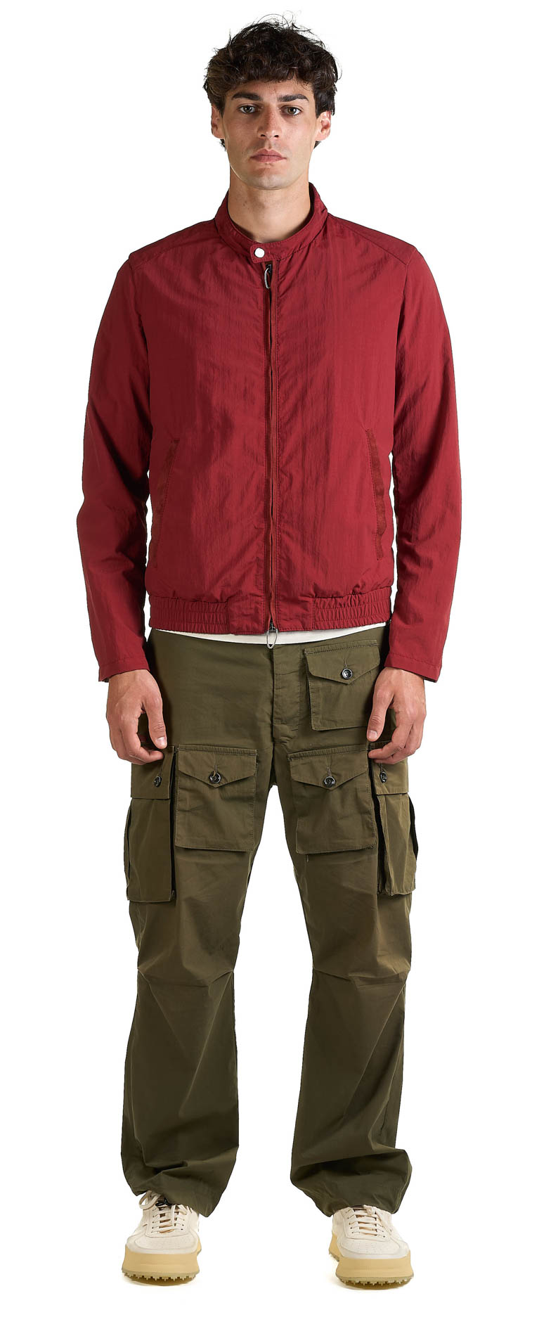 DANIELE BASTA LEATHER AND SILVER JACKET